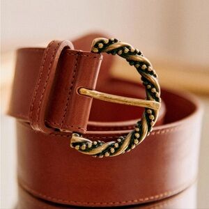 Sezane Ava tan belt